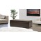 Baxton Studio Dennehy Dark Brown Modern Ottoman 104-5140 - alternate 2